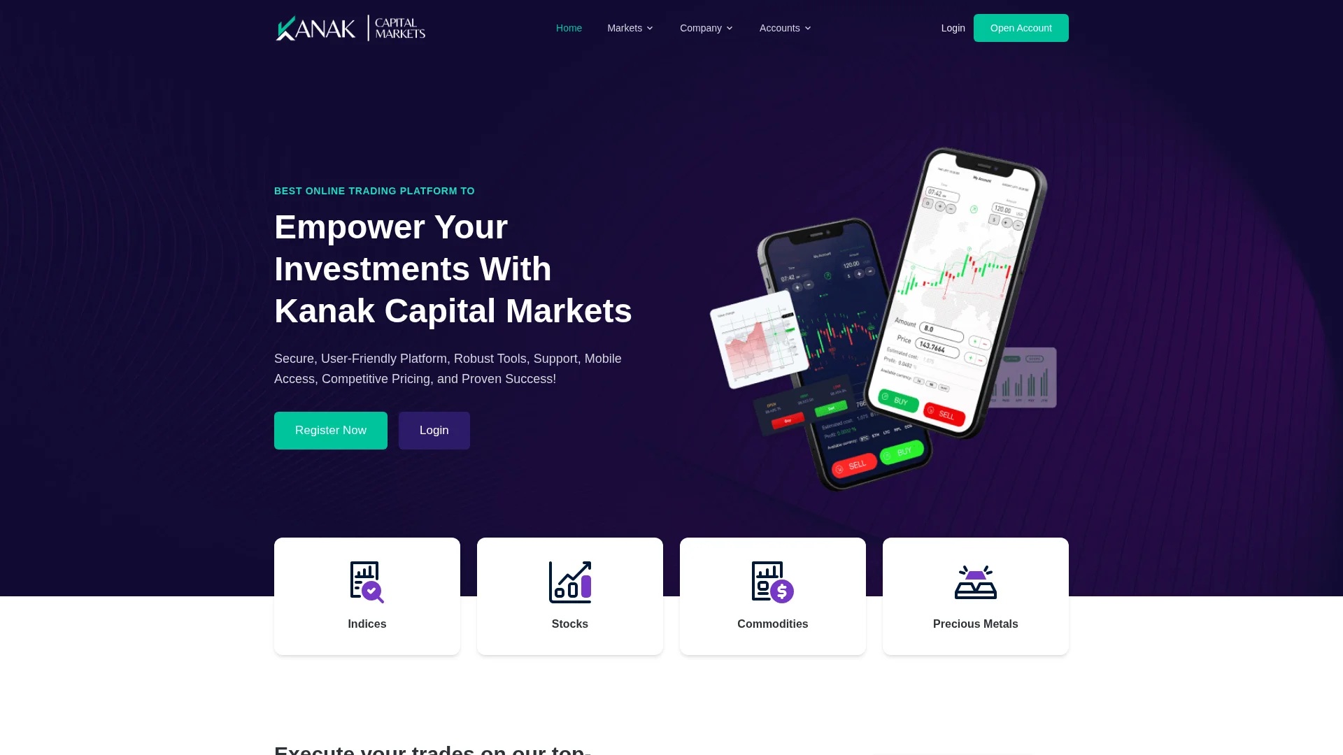Screenshot of kanakmarkets.com captured at the last scan
