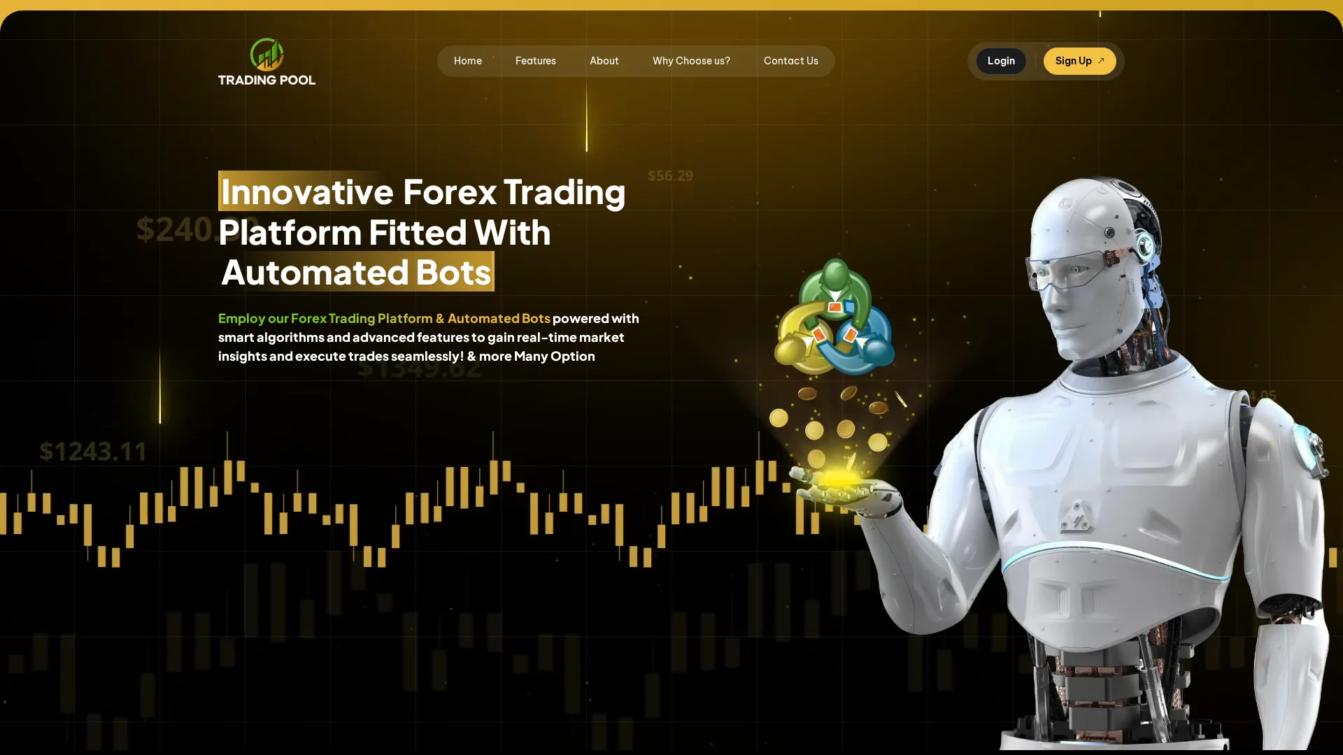 Screenshot of tradingpool.io captured at the last scan