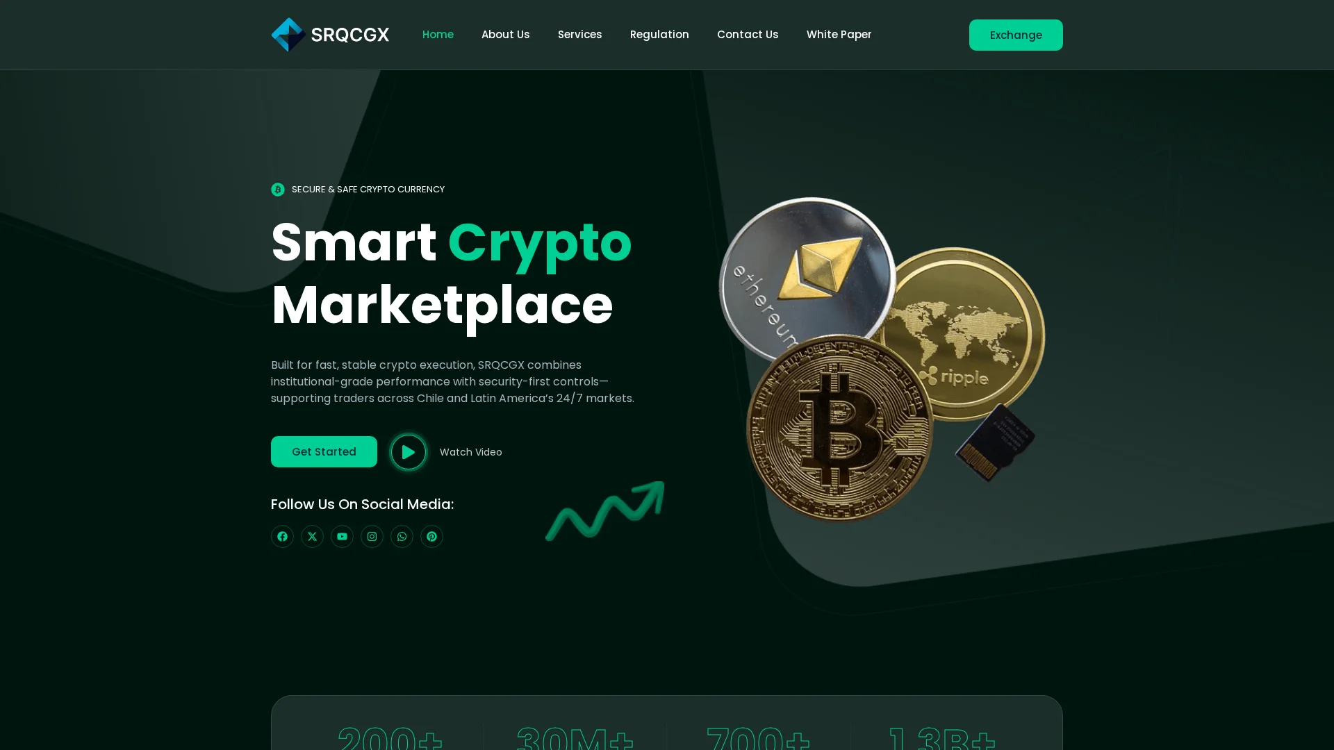 Screenshot of srqmi.com captured at the last scan