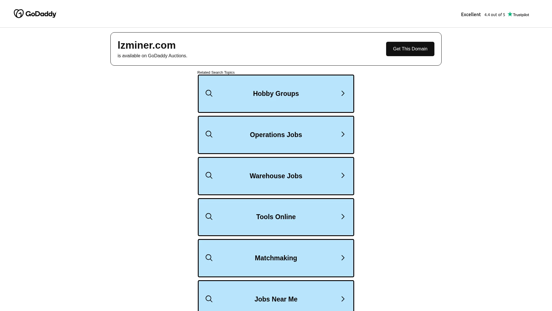 Screenshot of lzminer.com captured at the last scan