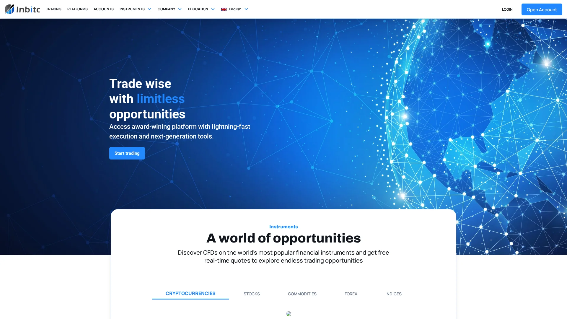 Screenshot of inbitct.com captured at the last scan