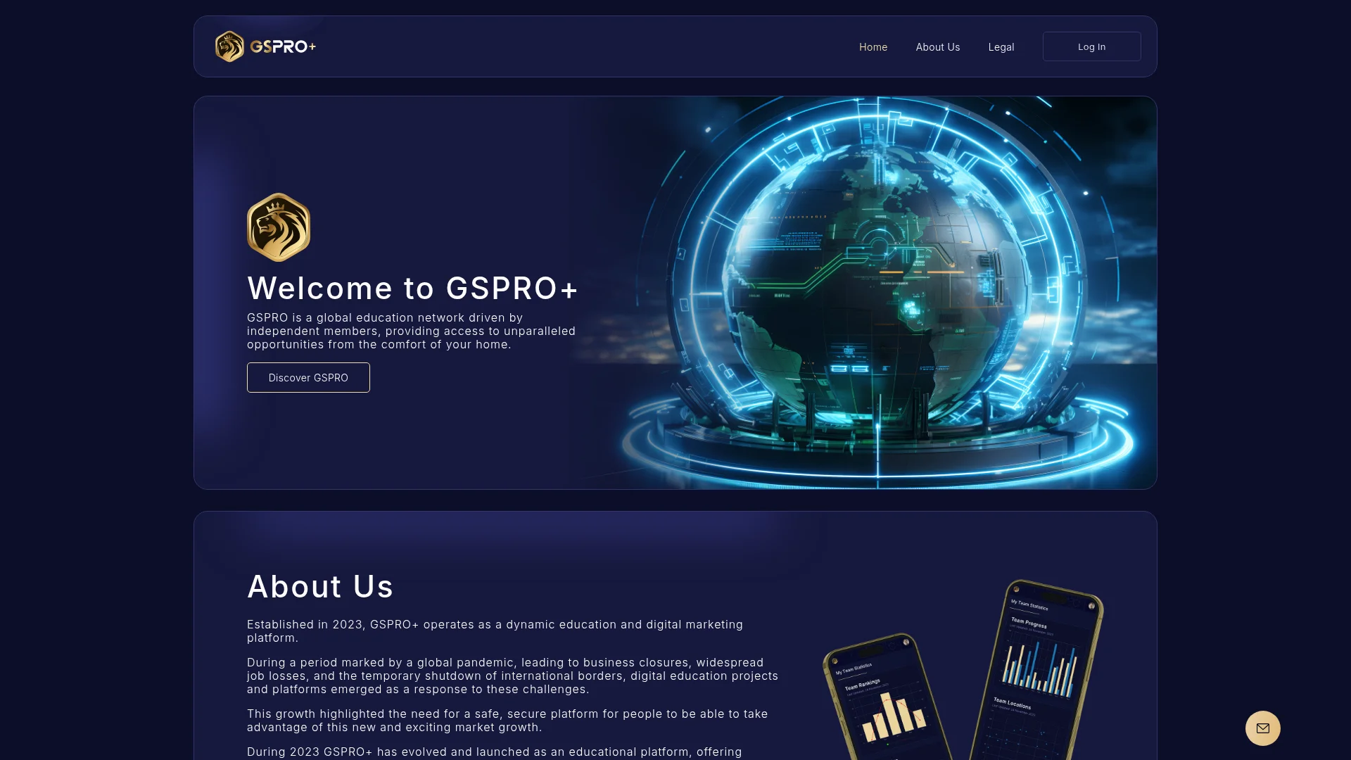 Screenshot of gspartners.global captured at the last scan