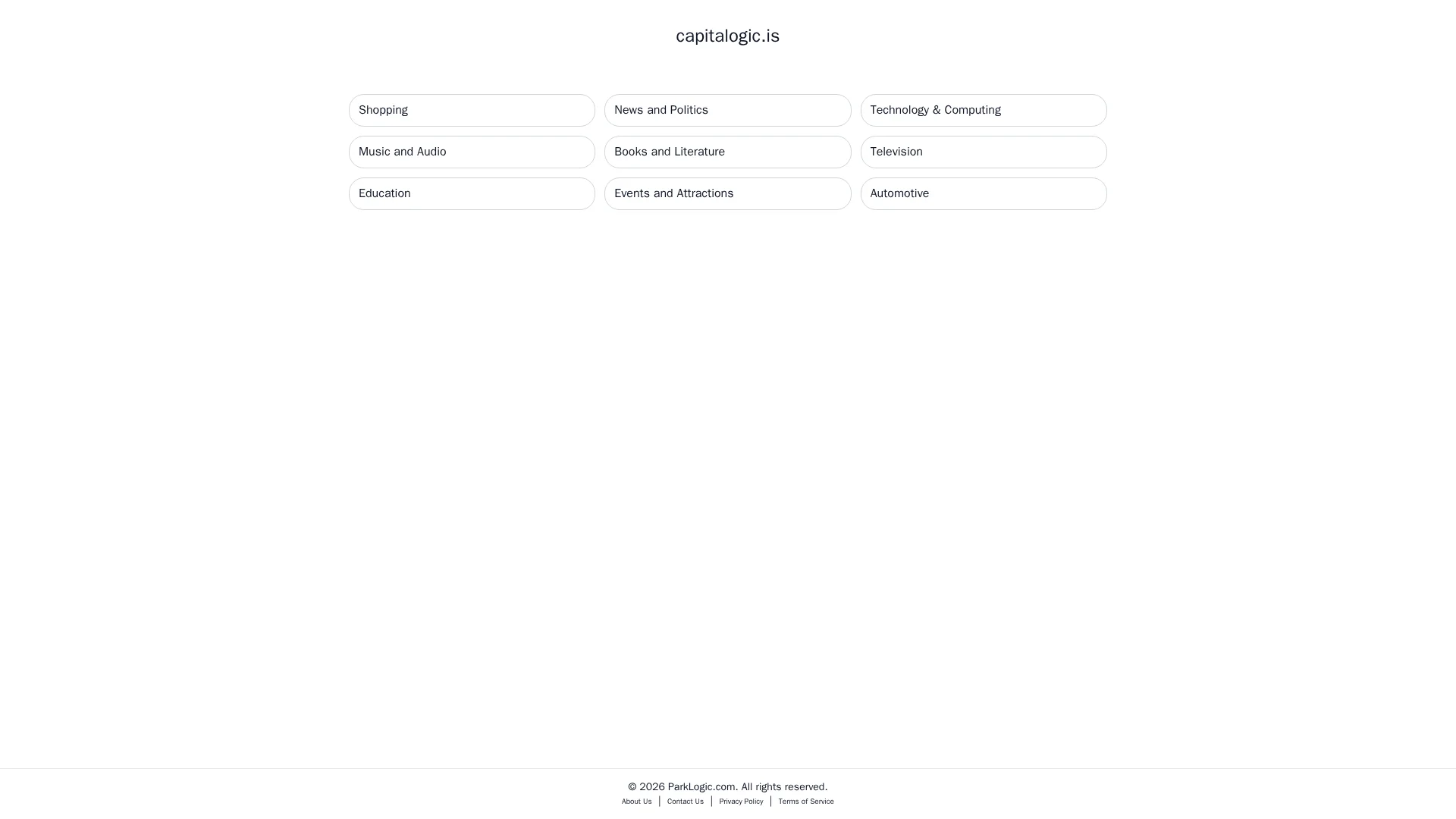Screenshot of capitalogic.is captured at the last scan