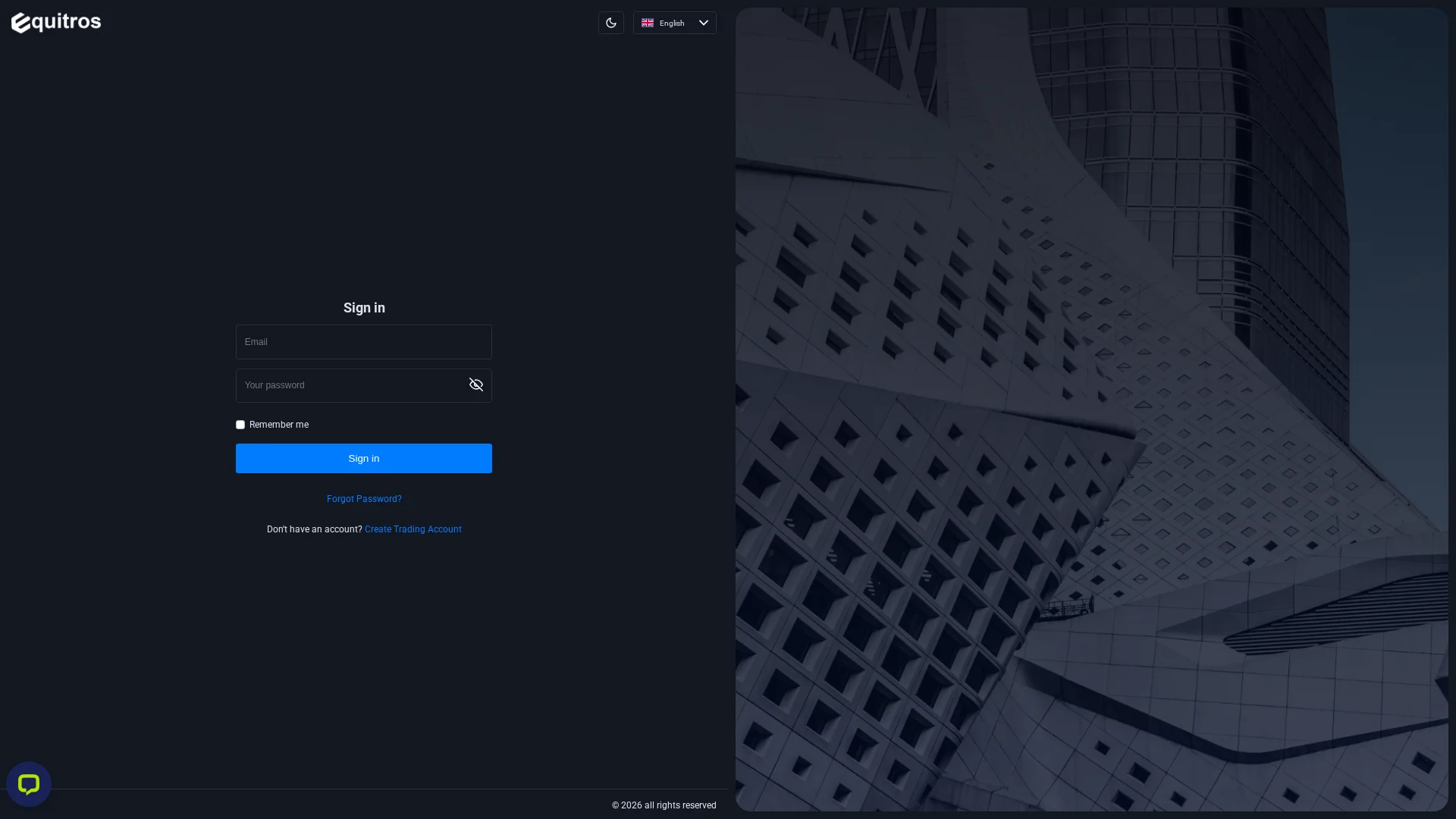 Screenshot of equitros.io captured at the last scan