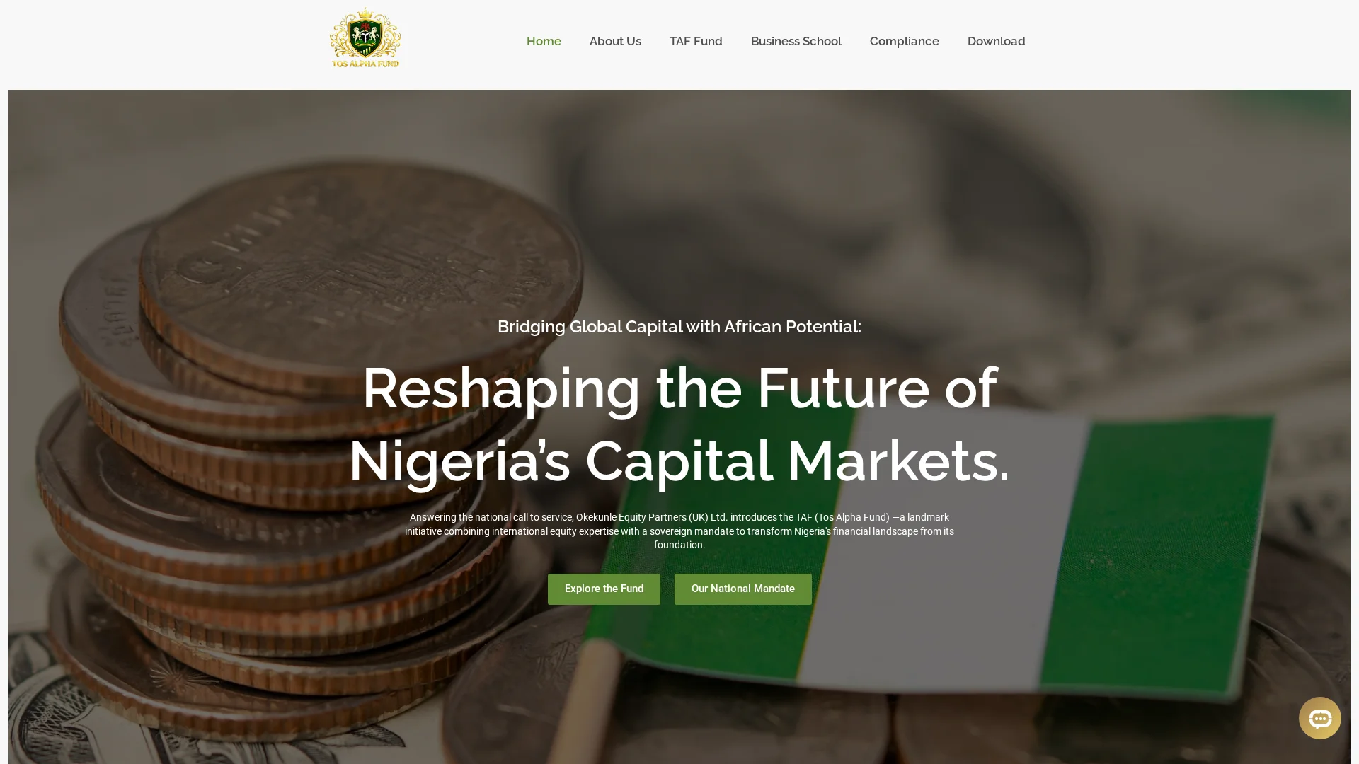 Screenshot of tosalphafund.com captured at the last scan