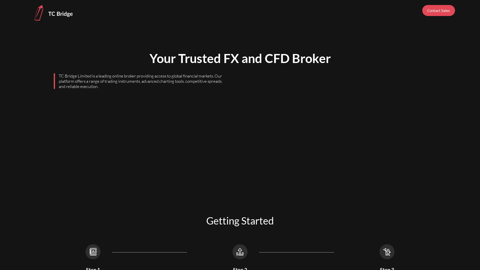 Screenshot of tcbridge.co captured at the last scan