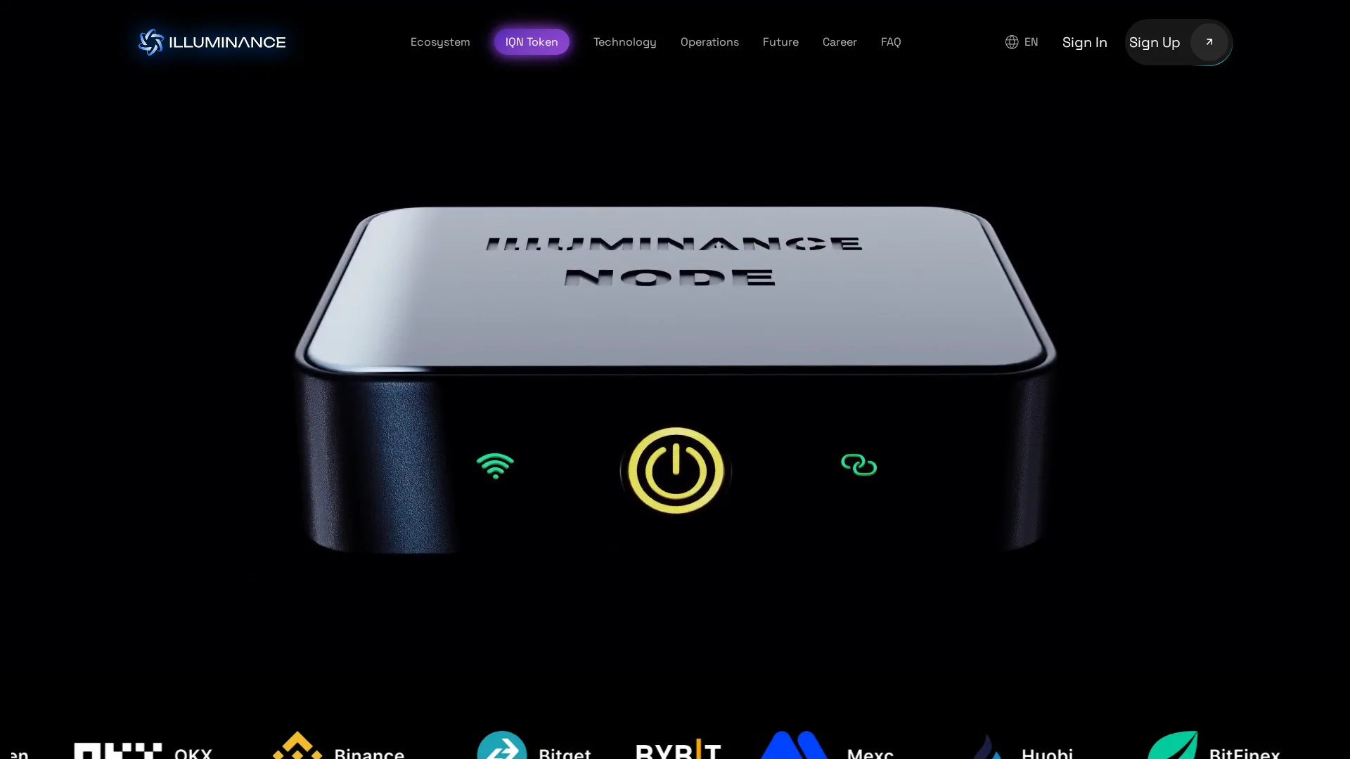 Screenshot of illuminanceglobal.com captured at the last scan