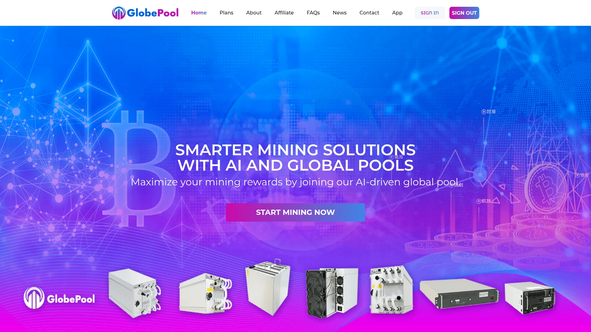 Screenshot of globepool.org captured at the last scan