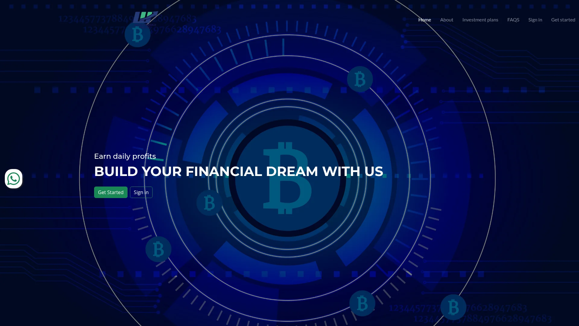 Screenshot of wealthbridgeinvest.com captured at the last scan