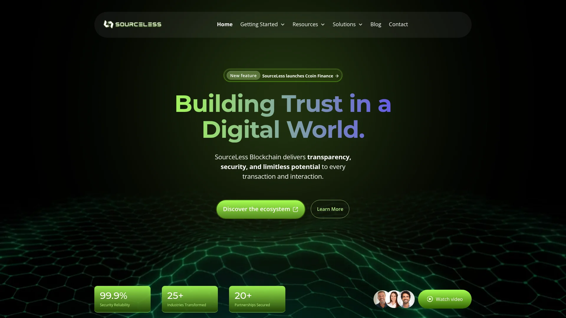 Screenshot of sourceless.net captured at the last scan