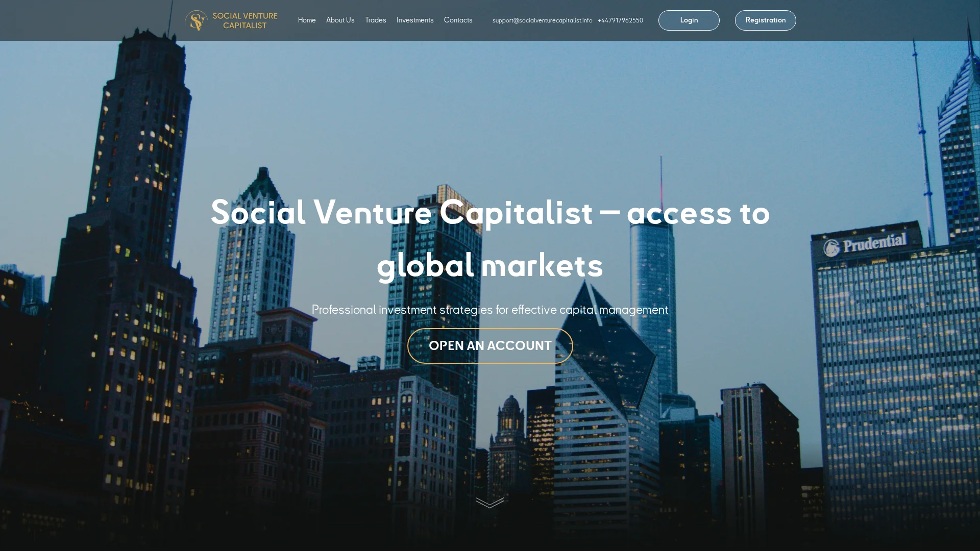 Screenshot of socialventurecapitalist.com captured at the last scan