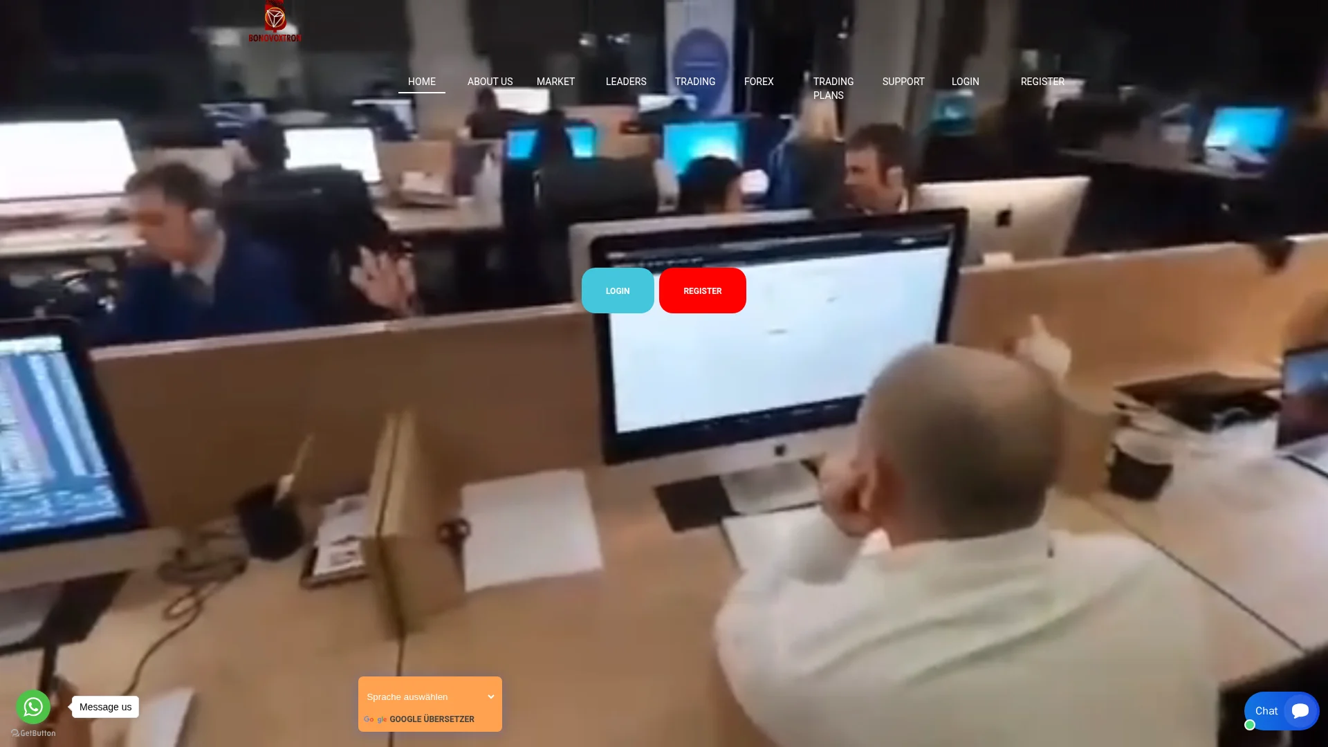 Screenshot of bonovoxtron.com captured at the last scan