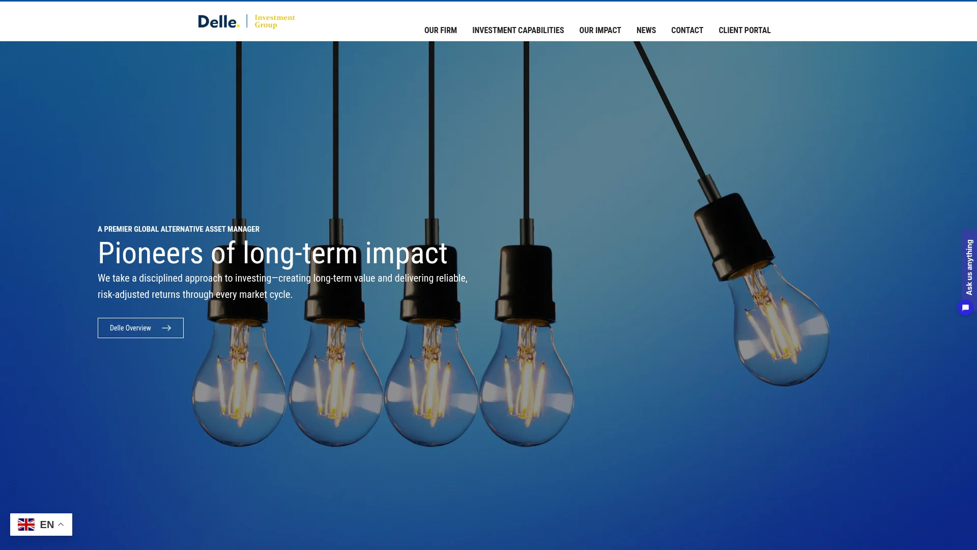 Screenshot of dellegroup.com captured at the last scan