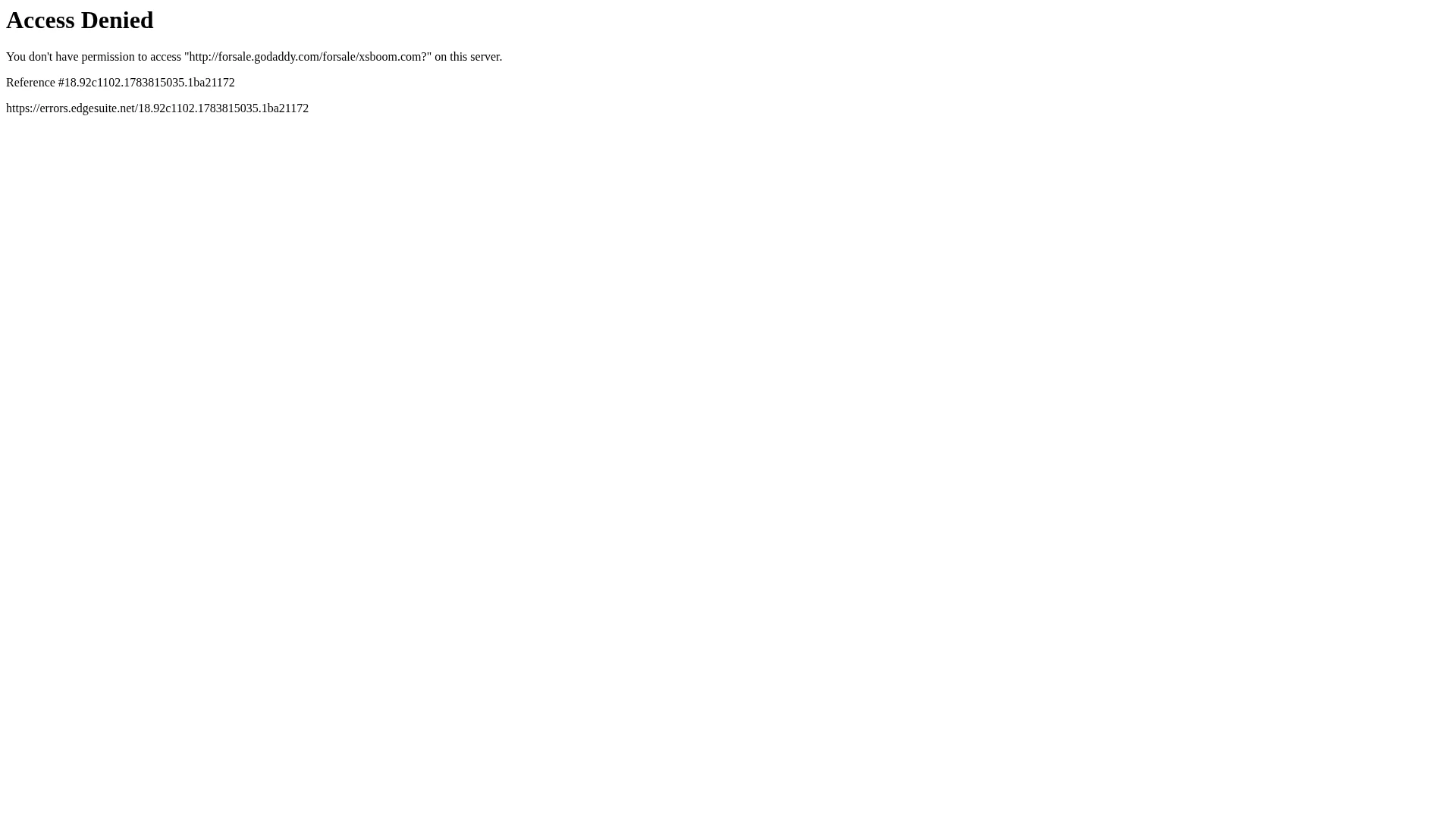 Screenshot of xsboom.com captured at the last scan