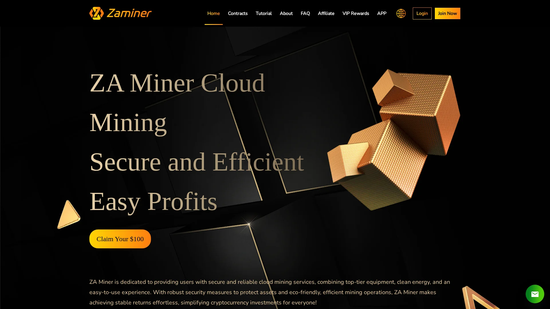 Screenshot of zaminer.com captured at the last scan