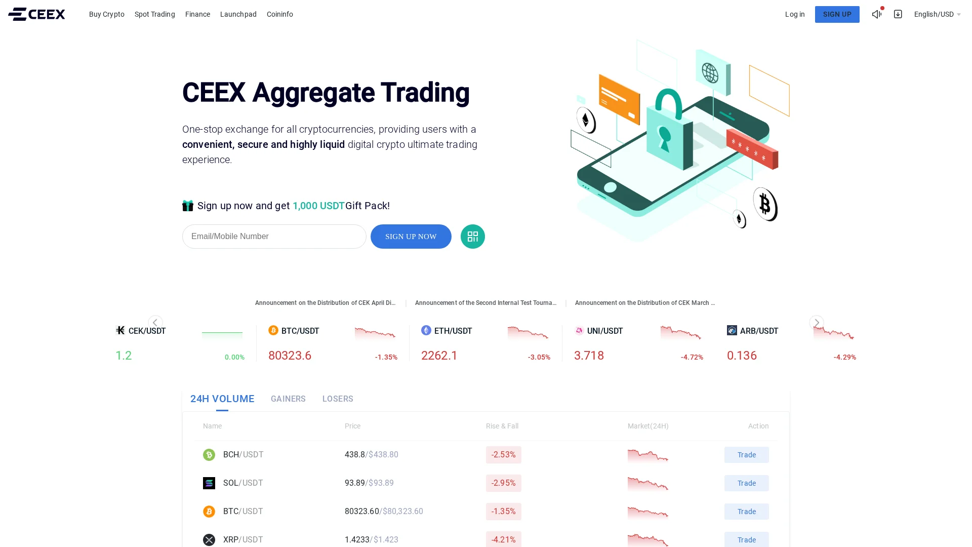 Screenshot of ceex.com captured at the last scan