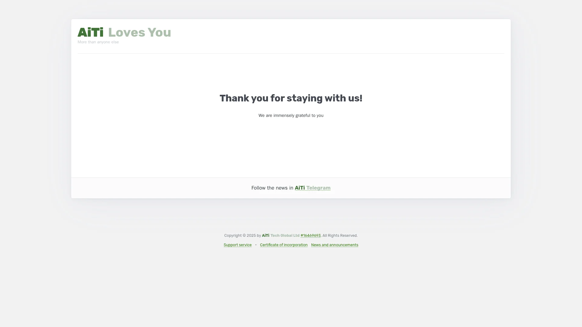 Screenshot of aitimart.com captured at the last scan
