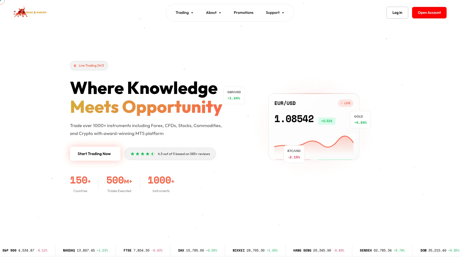 Screenshot of transxmarket.com captured at the last scan