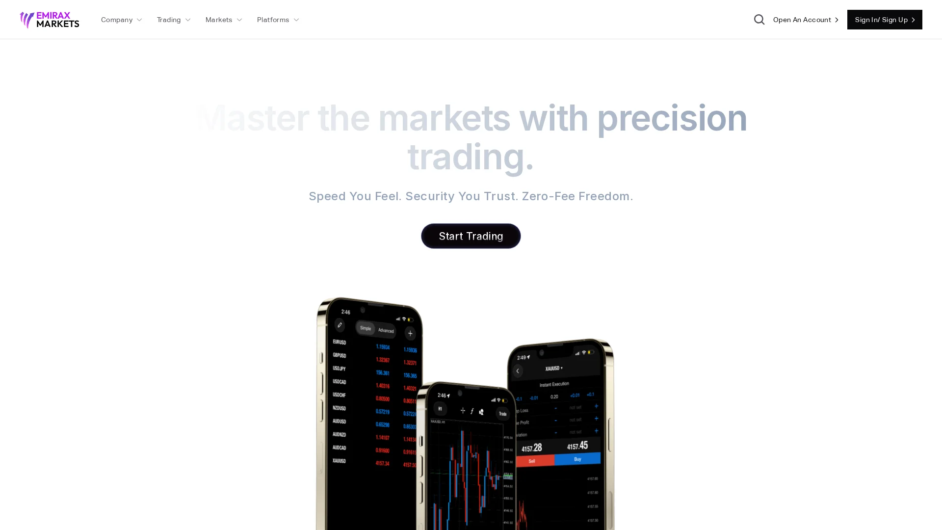 Screenshot of emiraxmarkets.com captured at the last scan