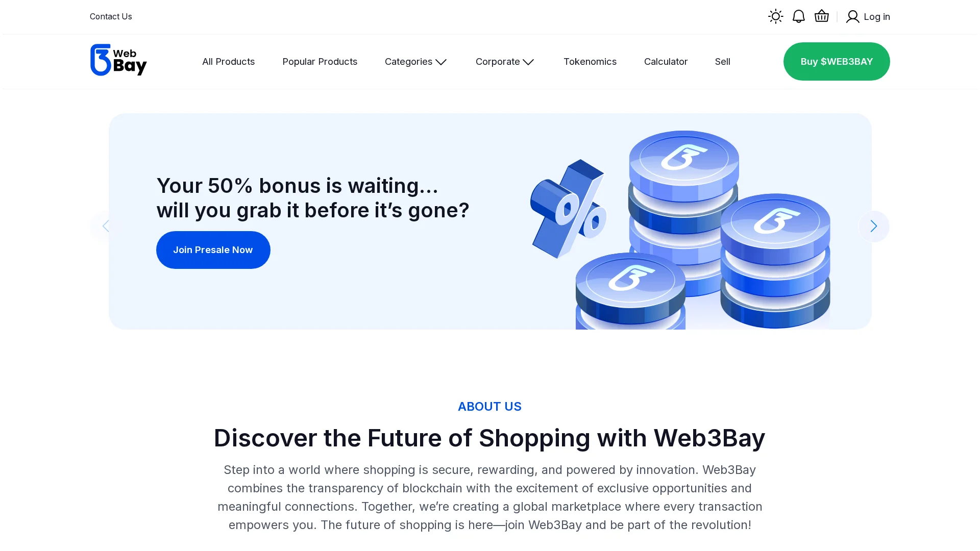 Screenshot of web3bay.io captured at the last scan