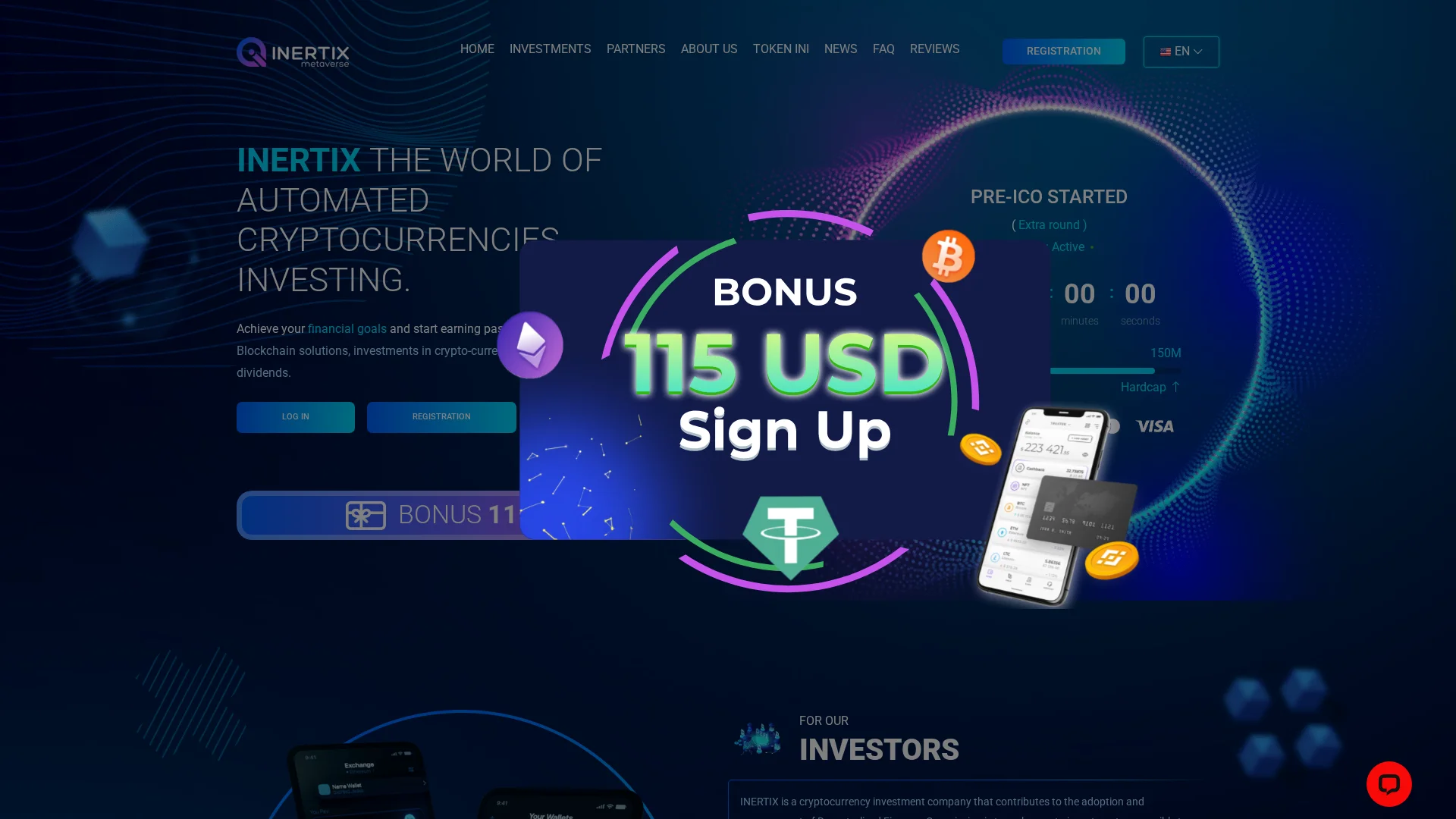 Screenshot of inertix.pro captured at the last scan